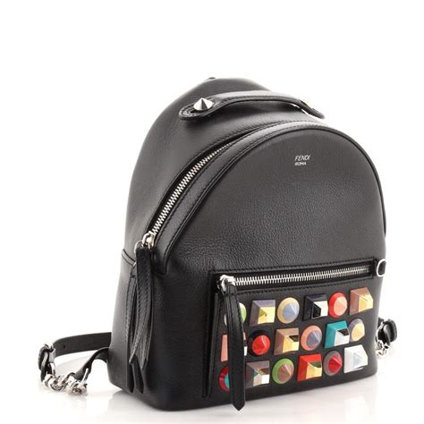 fendi by the way mini black|fendi small backpack.